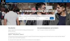 
							         Accommodation Service								  
							    