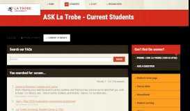 
							         accommodation services - FAQs for Current Students, La Trobe ...								  
							    