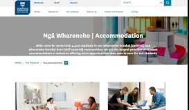
							         Accommodation - The University of Auckland								  
							    