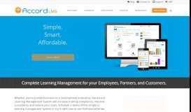 
							         Accord LMS: Online eLearning | Learning Management System								  
							    