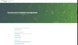 
							         Account and Credential management - Dimension Data								  
							    