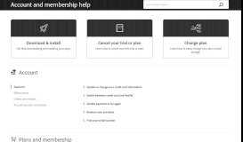 
							         Account and membership help - Adobe Support								  
							    