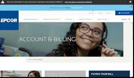 
							         Account & Billing - Epcor								  
							    