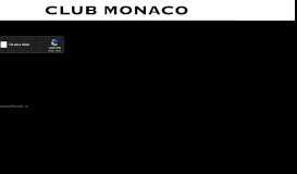 
							         Account - Club Monaco								  
							    