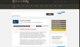 
							         Account: Health Savings Accounts - SunTrust » BankInfoUSA								  
							    