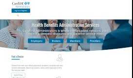 
							         Account Information, Forms and Benefits ... - CareFirst Administrators								  
							    