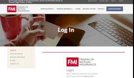 
							         Account Login - Franklin Mutual Insurance								  
							    