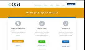 
							         Account Login (myOCA) | OCA								  
							    