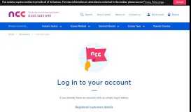 
							         Account Login - NCC Home Learning								  
							    