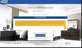 
							         Account Login | RC Willey Furniture Store								  
							    