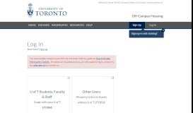 
							         Account Login - University of Toronto | Off Campus Housing Search								  
							    