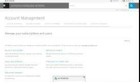 
							         Account Management - Autodesk Knowledge Network								  
							    