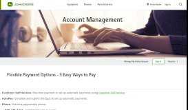 
							         Account Management | Financing | John Deere US								  
							    