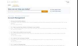 
							         Account Management : Gemiini Support								  
							    
