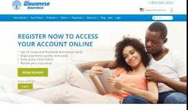 
							         Account Management Portal - Wawanesa Insurance								  
							    