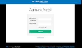 
							         Account Portal								  
							    