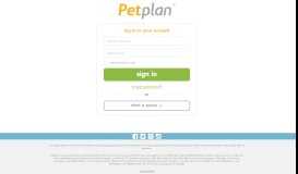 
							         Account Portal - Petplan								  
							    
