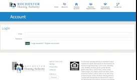 
							         Account - Rochester Housing Authority								  
							    