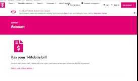 
							         Account | T-Mobile Support								  
							    