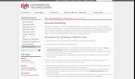 
							         Account Unlocking :: Information Technologies | The ... - UNM IT								  
							    