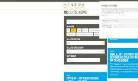 
							         Accountancy & Finance News | Menzies LLP								  
							    
