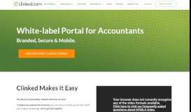 
							         Accounting Client Portal Software - Clinked								  
							    