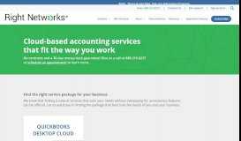 
							         Accounting Cloud Software & Solutions Pricing | Right Networks								  
							    