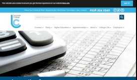 
							         Accounting Courses - Leicester College								  
							    