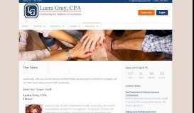 
							         Accounting, Tax, Audit Firm | The Team Page | Laura Gray, CPA, LLC								  
							    