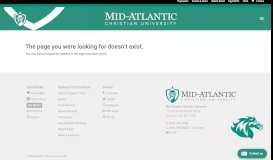 
							         Accounts and Access | Mid-Atlantic Christian University								  
							    