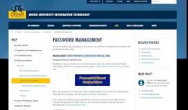 
							         Accounts Management | Information Technology | Drexel University								  
							    
