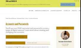 
							         Accounts & Passwords: Students – Information Services								  
							    