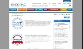 
							         Accreditations - CODAC								  
							    