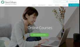 
							         Accredited Online Courses|Open Colleges								  
							    