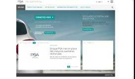 
							         Accueil - Groupe PSA								  
							    