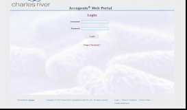 
							         Accugenix ® Web Portal								  
							    