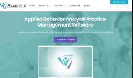 
							         AccuPoint: Practice Management Software for ABA Therapists								  
							    