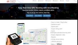
							         AccuTracking - Real-time GPS Tracking Service								  
							    