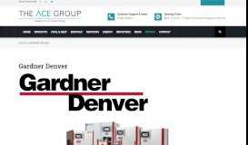 
							         ACE Group the Sole Gardner Denver Distributor For England								  
							    