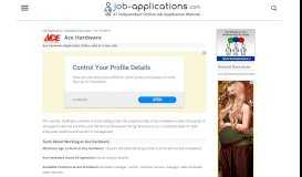 
							         Ace Hardware Application, Jobs & Careers Online - Job-Applications ...								  
							    