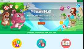 
							         ACE-Learning | Singapore Math E-Learning (PSLE, GCE O Level ...								  
							    
