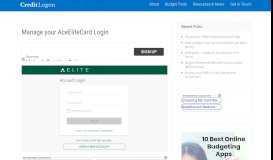 
							         AceEliteCard- Check My Balance - ACE Elite Login - CreditLogon								  
							    
