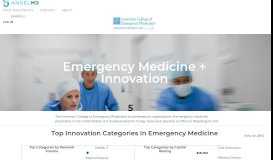 
							         ACEP Portal - AngelMD | Medical Innovation Community								  
							    