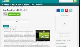 
							         AcerCloud Portal 2.2.3.0006 Free Download								  
							    