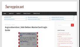 
							         Acgcardservices | AAA Dollars MasterCard Login Guide								  
							    