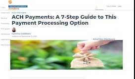 
							         ACH Payments: A 7-Step Guide to This Payment Processing Option								  
							    