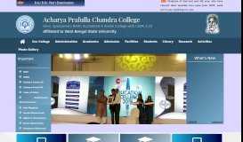 
							         Acharya Prafulla Chandra College (APC College)								  
							    
