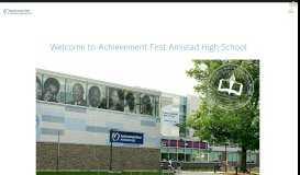 
							         Achievement First Amistad High School								  
							    