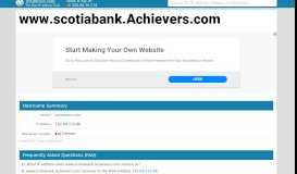 
							         Achievers - Scotiabank Applause 2.0 - Login								  
							    