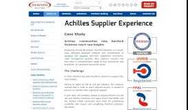 
							         Achilles Supplier Experience, UVDB, FPAL, RISQS Communities								  
							    